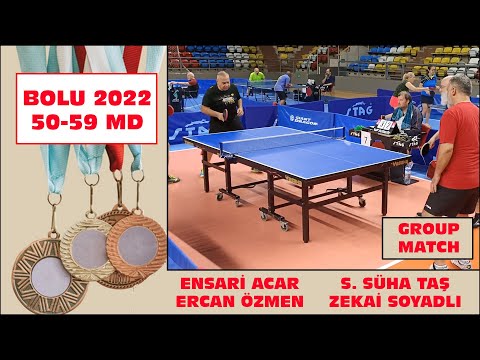 BOLU TOURNAMENT 2022 | ENSARİ ACAR & ÖZMEN - ZEKAİ SOYADLI & SERDAR SÜHA TAŞ | IVTTA  | 50-59 MD