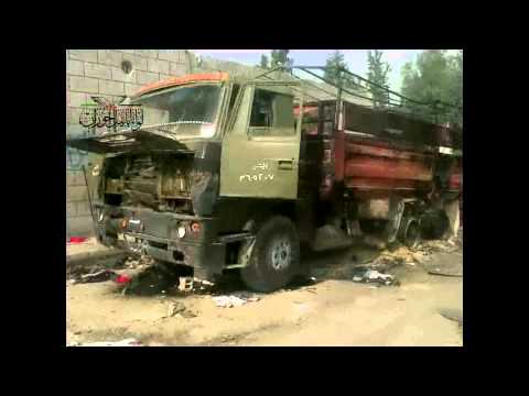 تدمير التعزيزات العسكرية المتجهة لمؤازرة كتيبة الدفاع الجوي في منطقة جنوب دمشق ضمن معركة "أخبرنا الرسول أنه في محرم"