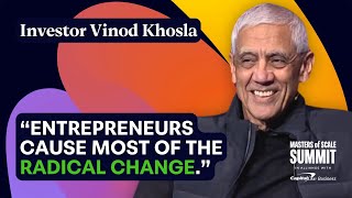Vinod Khosla: Innovation is led by start-ups | Masters of Scale Summit