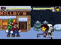 AN Mugen Request 1142 Super Mario Super Luigi VS Frisk Sans