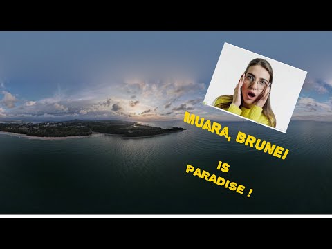 Unexpected! Muara District there is a hidden beautiful place. The coast is perfect place to unwind