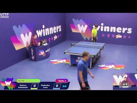 WINners CUP table 2  16.11 Ziakun Aleksandr - Rudenko Ivan  11:00