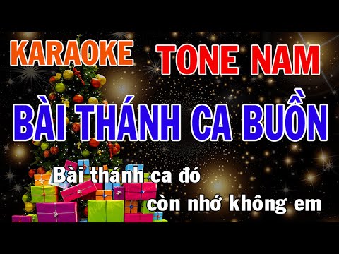 Bài Thánh Ca Buồn Karaoke Tone Nam Nhạc Sống - Phối Mới Dễ Hát - Nhật Nguyễn
