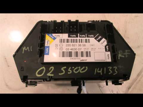 2002 Mercedes S500 Power Master Window / Control RH  SEAT SWITCH NIQ 220TYPE - mbiparts.com U... OEM