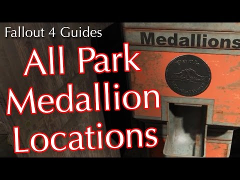 Nuka-World: All Park Medallion Locations (Precious Medals Quest Walkthrough) | Fallout 4 DLC