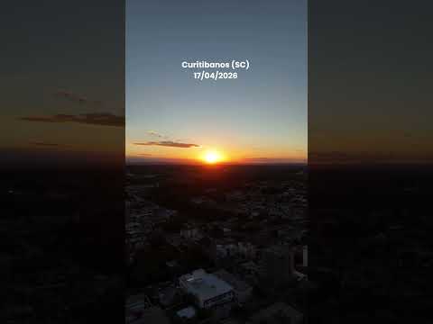 Pôr do Sol em Curitibanos (SC) | 17/04/2026
