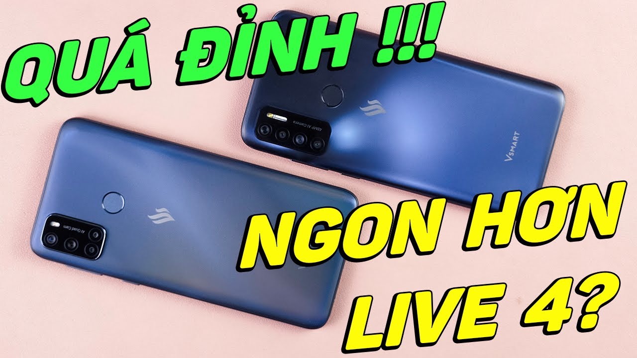 MÌNH BẤT NGỜ với Vsmart Joy 4: NGON HƠN Live 4???