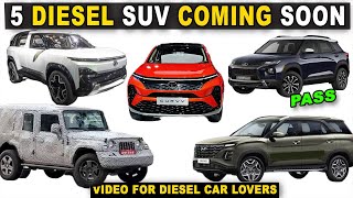 5 Diesel SUV Coming Soon | Which One You are Waiting For | Video For Diesel Car Lovers #tatacurvv