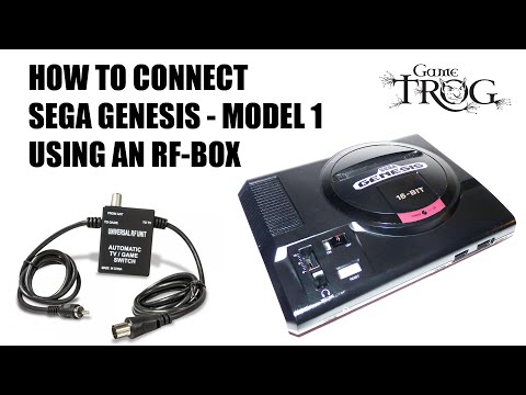 How to connect your SEGA Genesis - Model 1, using an RF Box / Switch