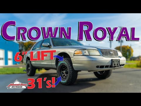 We lifted this Crown Victoria 6 Inches with 31’s!