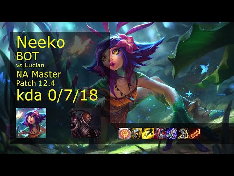Rank 1 NA Neeko: Bot vs Lucian
