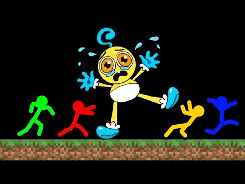 Stickman VS Minecraft: Baby Long Legs - AVM Shorts Animation