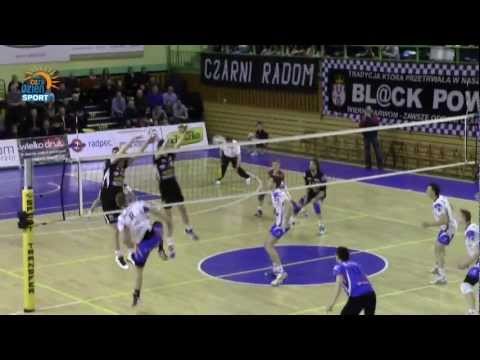 Czarni Radom - Kęczanin Kęty - skrót meczu (I mecz fazy play-off)