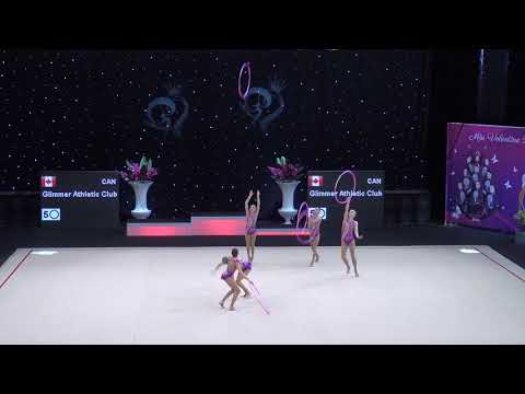 Miss Valentine 2019 Glimmer Athletic Club RG Junior Open Group Final 5xhoop CAN