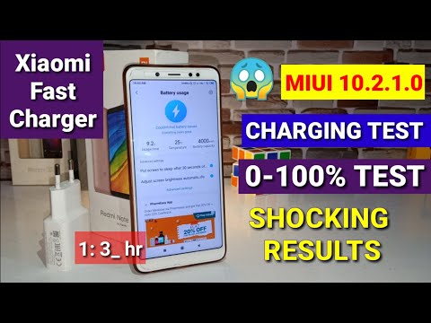 Redmi Note 5 Pro Miui 10.2.1.0 Charging test 0 to 100% | Xiaomi Fast Charger for Redmi Note 5 Pro Video