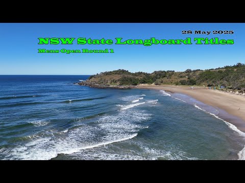 Mens Open Round 1 (3 heats) NSW State Longboard Titles 2025