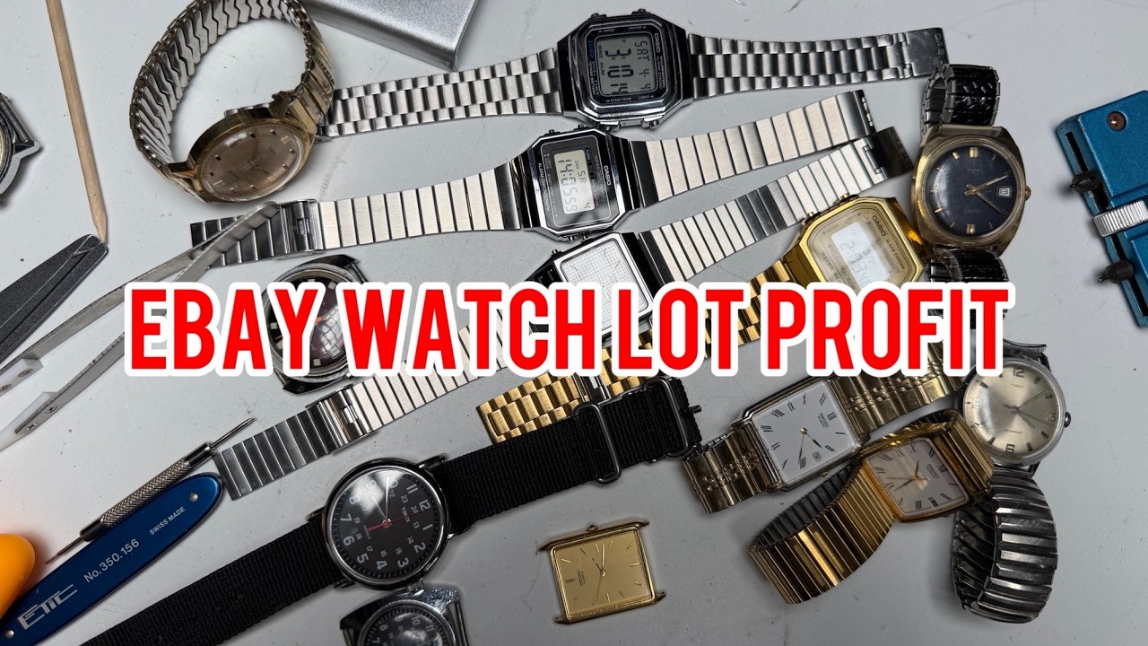 I Bought a Box of Vintage Watches on eBay — Total Profit Revealed