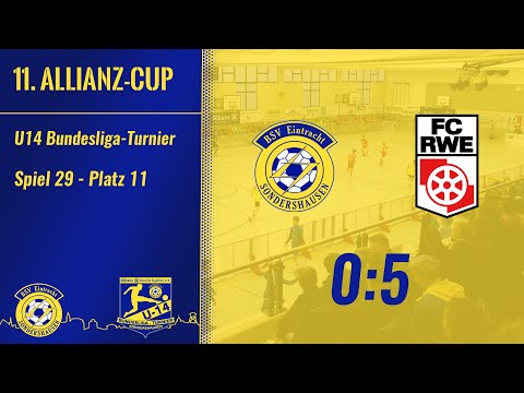 11. Allianzcup 25.01.25 | Spiel 29 | BSV Eintracht Sondershausen - FC Rot-Weiß Erfurt 0:5 | Platz 11