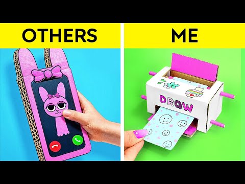 BRILLIANT CARDBOARD IDEAS||Cardboard Magic: Incredible Hacks To Upgrade Your Life by 123 GO SCHOOL