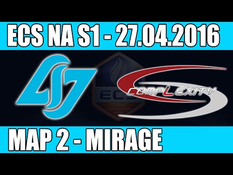 CLG vs Complexity | Map 2 (Mirage) ECS NA Season 1 2016 CS:GO Week 3 (27.04.2016)