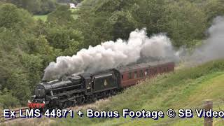 Black five Ex LMS 44871, Carnforth to York + BONUS footage 26 09 2025