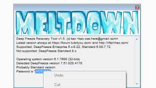 Remove Deep freeze without password 100% works NEW