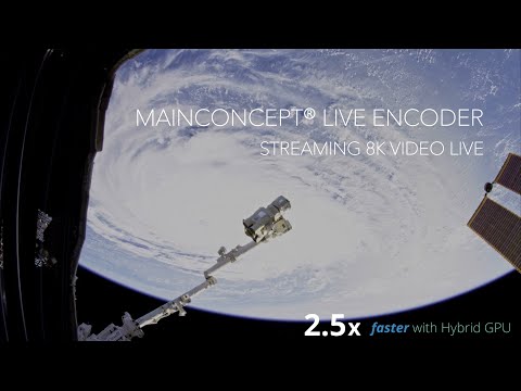 MainConcept Live Encoder: 8K Streaming Demo