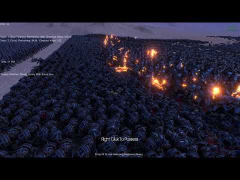 550 Soul Tyrants vs 30,000 Orcs and Dwarves Ultimate Epic Battle Simulator