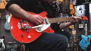 Video thumbnail for Gretsch Guitars | G5232T Electromatic Tahiti Red by Music Junction