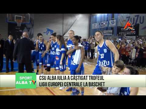 CSU ALBA IULIA A CASTIGAT TROFEUL LIGII EUROPEI CENTRALE LA BASCHET