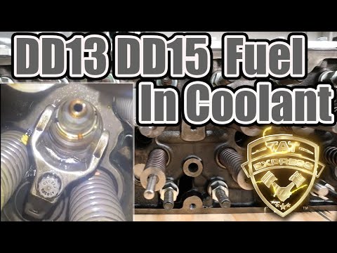 DD13 DD15 Fuel in Coolant/Injector cups DD15/ Cylinder Head pressure test DD13 DD15/ Injector cups