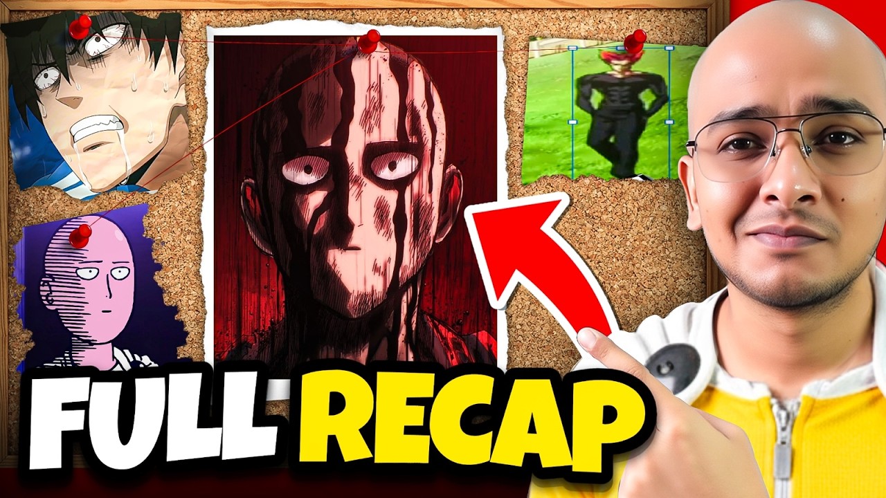 Entire Story of One Punch Man Explained in HINDI!