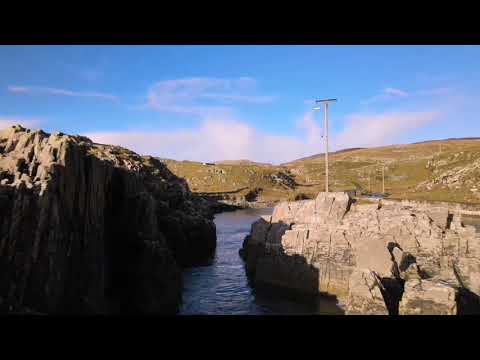 Inishturk Island Co. Mayo from the air.