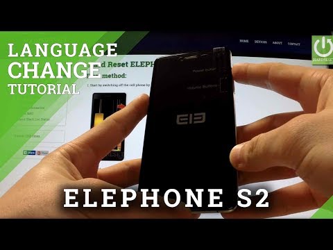 ELEPHONE S2 - How to Change Language in Elephone smartphone
