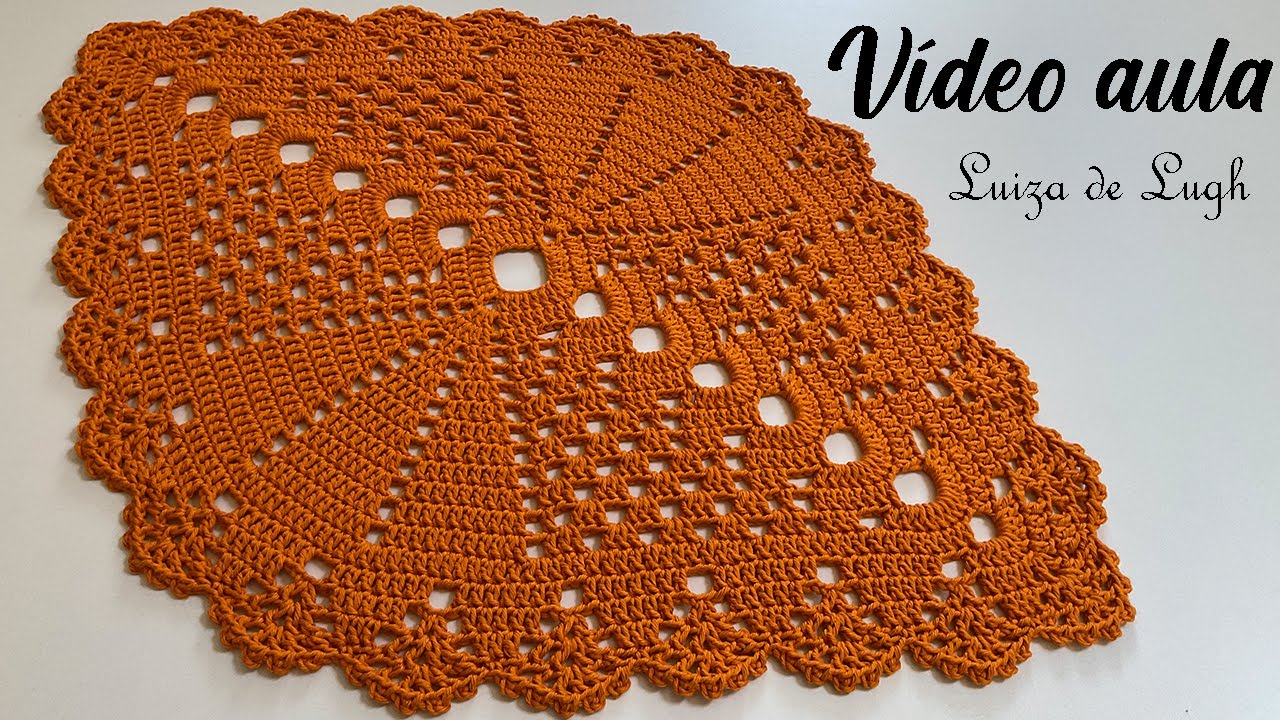 TAPETE OU CENTRO DE MESA! @CrochêdaLuizadeLugh