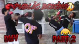 Last to Get Knocked Out ! Street Boxing in the Hood🥊 ALL KO’s (PUBLIC BOXING)