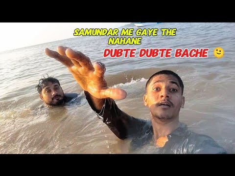 Went to take a bath in the sea… and almost drowned! 😂🌊 | Funny Beach Vlog” Team Alif Star