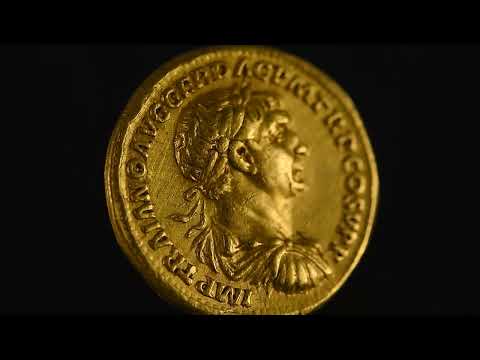 Coin, Trajan, Aureus, 107 AD, Rome, Rare, AU(50-53), Gold, Calicó:1088, RIC:150