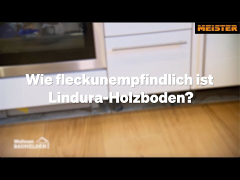 Flecken auf Holzboden | Kein Problem mit dem unempfindlichen Lindura-Holzboden ultramattlackiert