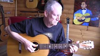 Lonnie Johnson Guitar Lesson - Woke Up With The Blues In My Fingers