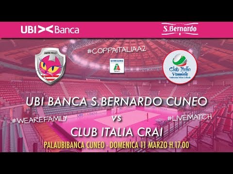UBI Banca S.Bernardo Cuneo - Club Italia Crai 12º gior. rit. Samsung Galaxy Volley Cup A2