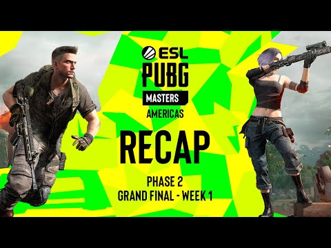 ESL PUBG Masters Americas Grand Final Week 1 Highlights | PUBG Esports
