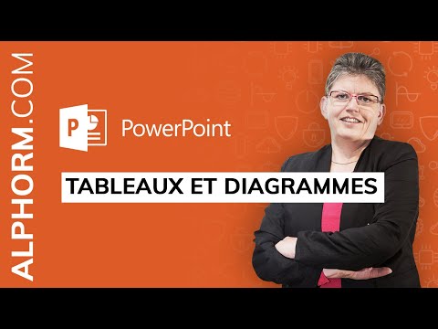Tableaux et diagrammes sous PowerPoint 2016 Vidéo Tuto