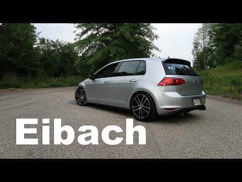 MK7 GTI Eibach Sportline Review