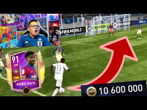 REVIEW ANSU FATI CARNABOLA 🔥 *Su Agilidad lo es todo* FIFA 22 Mobile | Review #6