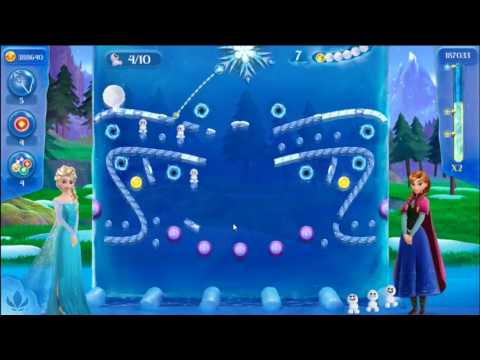 Frozen Free Fall: Icy Shot Level 204 - NO BOOSTERS ☃☃☃
