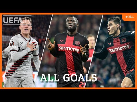WIRTZ, BONIFACE, SCHICK | All LEVERKUSEN 2023/24 GOALS to reach the #UEL Final ⚽