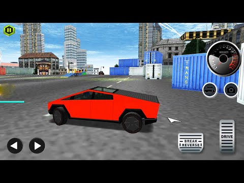US Police Cyber Truck Car Transporter Simulator 2020 - Android Games