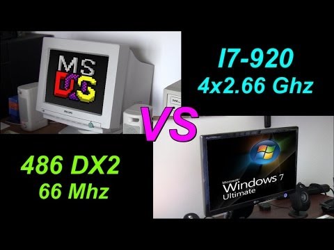 MARCO PLAYS : MS-DOS Vs WINDOWS 7  [PC-DOS]