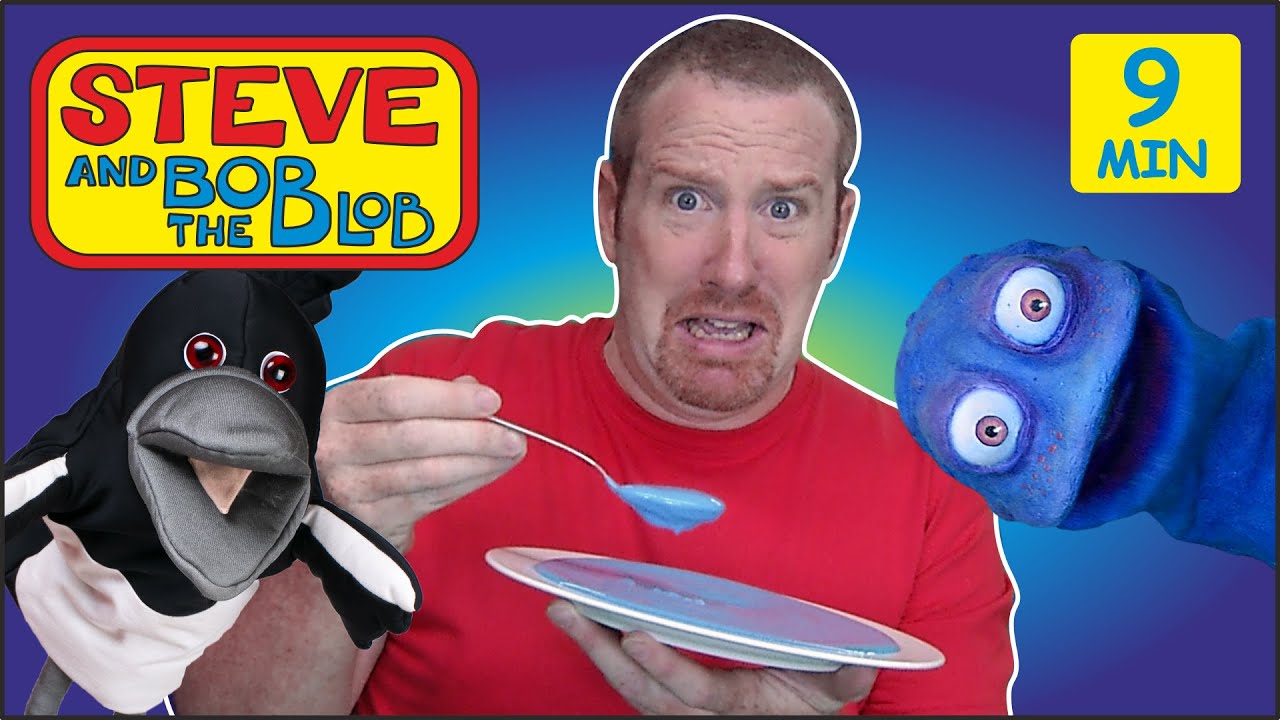 Yummy Food Story for Kids with Bob the Blob | English vocabulary